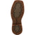 Durango Youth Unisex Lil Rebel Pull Up Flag Bay Brown/White Leather Cowboy Boots