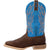 Durango Mens Rebel Pro Bay Brown/Brilliant Blue Leather Cowboy Boots