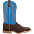 Durango Mens Rebel Pro Bay Brown/Brilliant Blue Leather Cowboy Boots