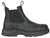 DieHard Mens Polara Black Leather Full-Grain Oiled Work Boots 9 D