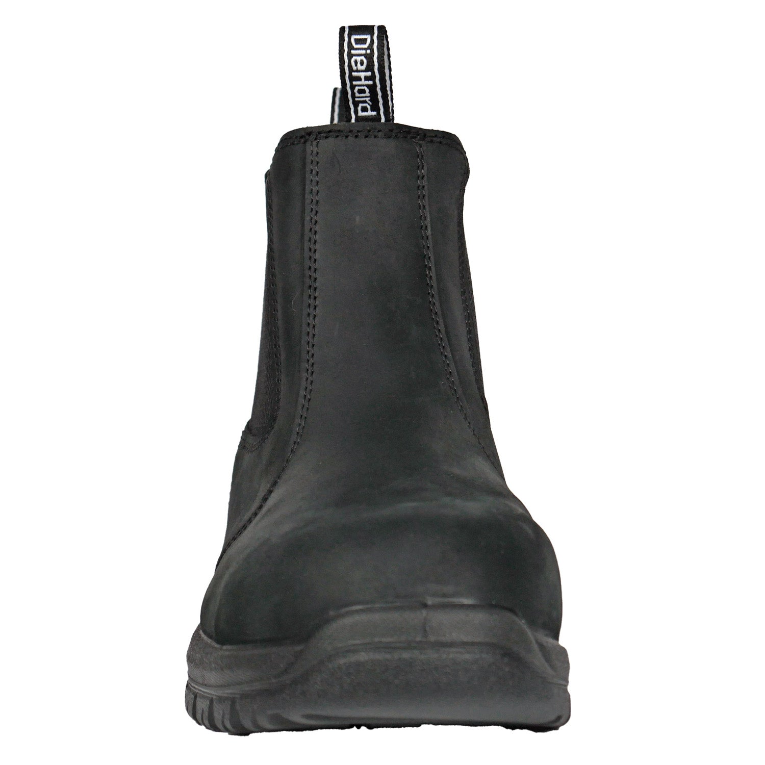DieHard Mens Polara Black Leather Full Grain Oiled Work Boots The Western Company