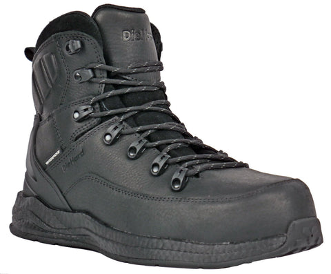 DieHard Mens Ventura Black Leather Soft Full-Grain Work Boots