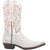 Dingo Mens Outlaw White Leather Cowboy Boots
