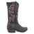 Dingo Mens Gator Black Leather Cowboy Boots