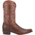 Dingo Mens Gator Brown Leather Cowboy Boots