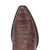 Dingo Mens Gator Brown Leather Cowboy Boots