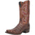 Dingo Mens Gator Brown Leather Cowboy Boots