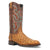 Dingo Mens Ranger Tan Leather Ostrich Print Cowboy Boots