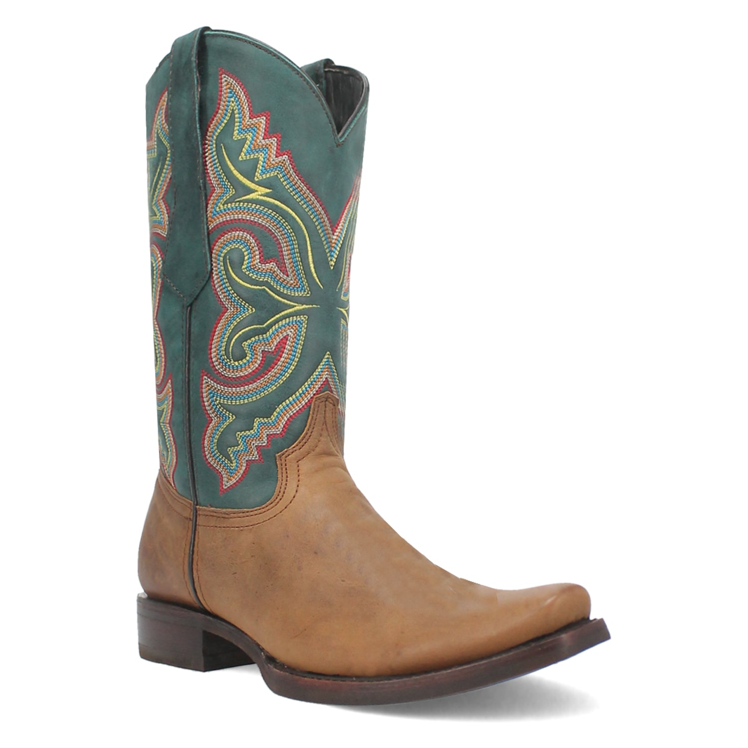 Dingo Mens True Grit Tan Leather Cowboy Boots The Western Company