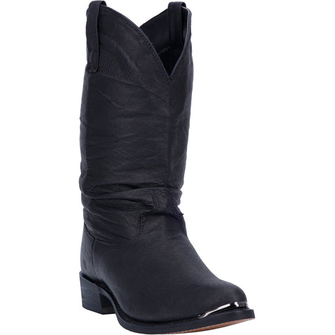 Dingo Mens Amsterdam Cowboy Boots Leather Black 12 EW