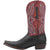 Dingo Mens Rio Lobo Black Leather Cowboy Boots