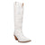 Dingo Womens Honkytonk Honey White Denim Cowboy Boots 9 M