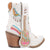 Dingo Womens Melodyie White Leather Cowboy Boots