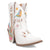 Dingo Womens Melodyie White Leather Cowboy Boots