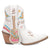 Dingo Womens Melodyie White Leather Cowboy Boots