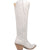 Dingo Womens Raisin Kane White Leather Cowboy Boots 6 M