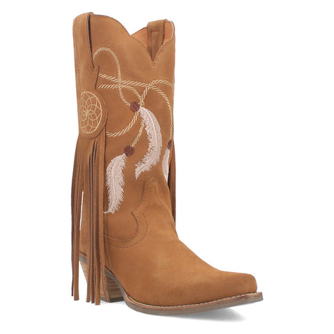 Dingo Womens Day Dream Brown Leather Cowboy Boots