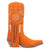 Dingo Womens Day Dream Orange Leather Cowboy Boots