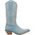Dingo Womens Flirty N Fun Blue Leather Cowboy Boots