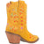 Dingo Womens Sugar Bugie Bootie Yellow Suede Cowboy Boots