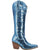 Dingo Womens Dance Hall Queen Blue Fabric Cowboy Boots