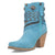 Dingo Womens Bandida Blue Suede Fashion Boots