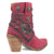 Dingo Womens Bandida Fuchsia Suede Fashion Boots