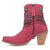 Dingo Womens Bandida Fuchsia Suede Fashion Boots