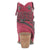 Dingo Womens Bandida Fuchsia Suede Fashion Boots