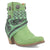 Dingo Womens Bandida Lime Suede Fashion Boots