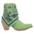 Dingo Womens Bandida Lime Suede Fashion Boots