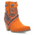 Dingo Womens Bandida Orange Suede Fashion Boots 6 M