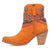 Dingo Womens Bandida Orange Suede Fashion Boots 6 M