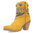 Dingo Womens Bandida Yellow Suede Fashion Boots