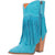 Dingo Womens Crazy Train Blue Suede Fashion Boots