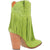 Dingo Womens Crazy Train Lime Suede Fashion Boots