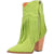 Dingo Womens Crazy Train Lime Suede Fashion Boots