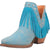 Dingo Womens Fine N Dandy Bootie Blue Leather Fashion Boots