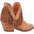 Dingo Womens Fine N Dandy Bootie Camel Leather Fashion Boots
