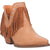 Dingo Womens Fine N Dandy Bootie Camel Leather Fashion Boots