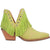 Dingo Womens Fine N Dandy Bootie Lime Leather Fashion Boots