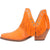 Dingo Womens Fine N Dandy Bootie Orange Leather Fashion Boots