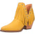 Dingo Womens Fine N Dandy Bootie Yellow Leather Fashion Boots