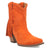 Dingo Womens Fandango Bootie Orange Leather Fashion Boots