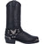 Dingo Mens Chopper Motorcycle Boots Leather Black 11 D