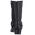 Dingo Mens Dean Motorcycle Boots Leather Black