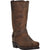 Dingo Mens Dark Brown Leather Dean 11in Harness Cowboy Boots 10.5 EW