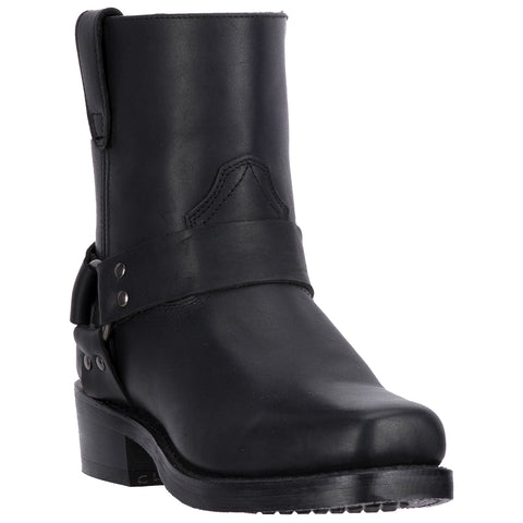 Dingo Mens Rev Up Motorcycle Boots Leather Black 11 EW