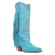 Dingo Womens Spirit Trail Blue Suede Cowboy Boots