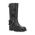 Dingo Womens Blacklist Stars Black Leather Motorcycle Boots 8.5 M